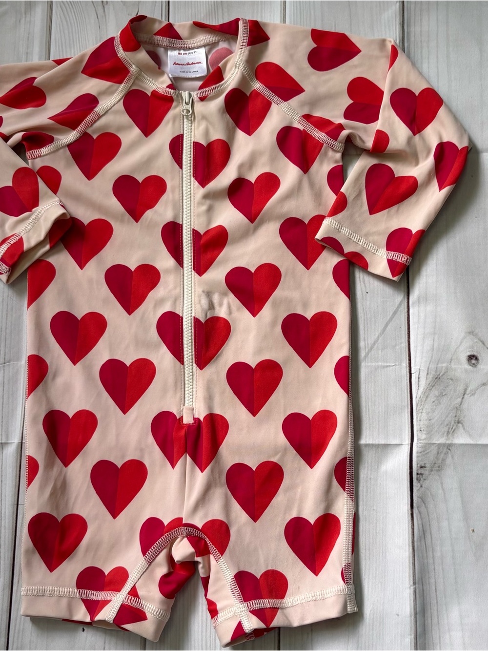 Hanna Andersson Swim Rash Guard. Size 2T